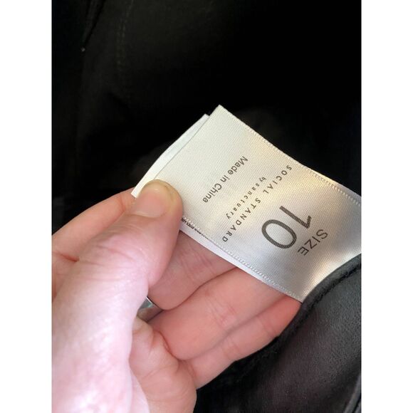 Social Standard by Sanctuary NWT Ankle Skinny Pleather Pants, Size 10, MSRP $79 - Picture 6 of 10